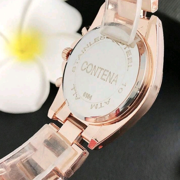 NWOT Contena Womens Wrist Watch, Rose Gold & White - Picture 2 of 5